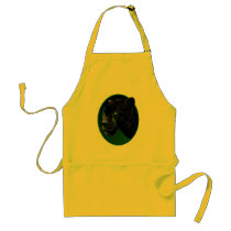 Big Black Jaquar Apron by Lotacats Big Black Jaquar Apron