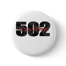 Big Block Beast 502 Pinback Button