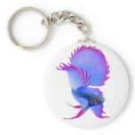 Big Blue Betta Fish Keychain