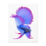 Big Blue Betta Fish Postcard