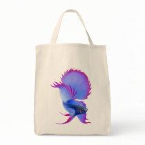 Big Blue Betta Fish Tote Bag