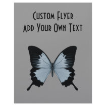Big Blue & Black Butterfly Flyers