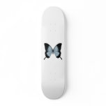 Big Blue &amp; Black Butterfly Custom Skate Board
