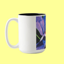 Big Blue Clematis Mug by LDGustafson Big Blue Clematis Mug