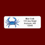 Big Blue Crab Label
