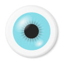 Big Blue Eyeball magnet