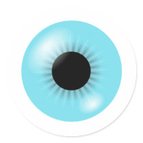 Big blue eyeball sticker sheet by tshirtfun Big blue eyeball sticker sheet