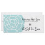 Big Blue Flower Gift Certificate 2 Custom Rack Card