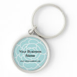 Big Blue Flower Keychain keychains