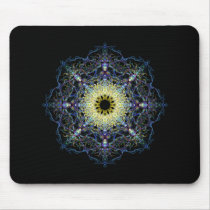 Big Blue Flower mousepads