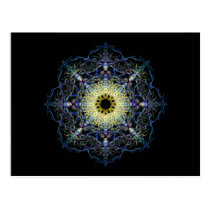 Big Blue Flower postcards