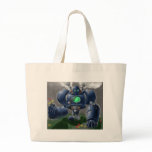 Big Blue Robo Canvas Bags