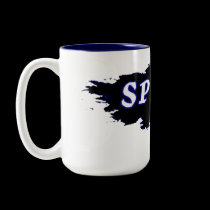 Big, Blue SPCTR mug by ShortnStout Big, Blue SPCTR mug