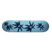 Big Blue Spider Skateboard