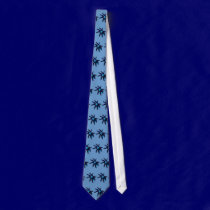 Big Blue Spider Tie by Lotacats Big Blue Spider Tie
