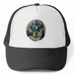 Big Blue  Steampunk  Robo Hat