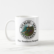 Big Blue, The Southern Serpent Coffee Mugs