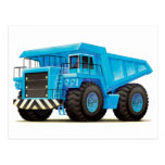 Big Blue Truck Post Card
