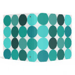 Big Bluegreen Polka Dots binders