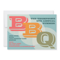 Big Bold BBQ Invitation