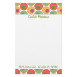 Big Bold Dots Modern Personalized Stationery