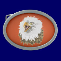 Big, Bold Eagles Head Buckle 