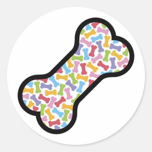 Big Bone Round Sticker