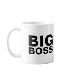 BIG, BOSS mugs