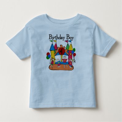 Big Bounce Boy 4th Birthday Tshirts and Gifts