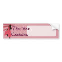 Big Box Label bumper stickers