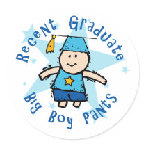 Big Boy Pants stickers by pinkinkart Big Boy Pants stickers