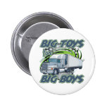 Big Boys Trucking Pinback Button