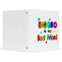 Big Bro Best Friend Vinyl Binder