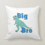 green dinosaur pillow