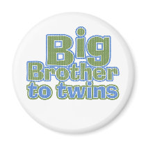 Big Bro - Twins Refrigerator Magnet