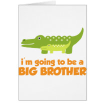 Big Brother Alligator T-shirt Card