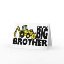 Big Brother Backhoe Card