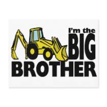Big Brother Backhoe Post Cards