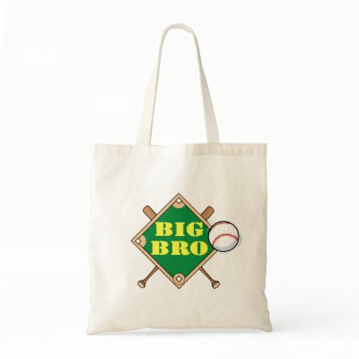 Big Brother Baseball Diamond Bag by ifbabycouldtalk