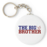 Big Brother Baseball Keychain
