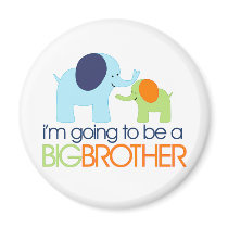 Big Brother Elephant T-shirt Magnet