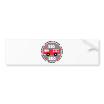 Big Brother Fire Truck Bumper Stickers