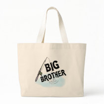 Big Brother Fishing Tshirts and Gifts Canvas Bags