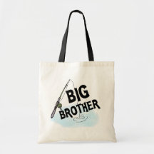 Big Brother Fishing Tshirts and Gifts Canvas Bag