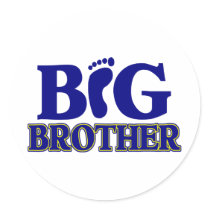 Big Brother (Foot) Round Sticker