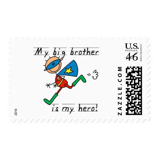 Big Brother Hero T-shirts and Gifts Postage Stamp