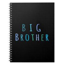Big Brother in blue Spiral Notebooks