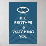 Big Brother Is Watching You 1984 Poster