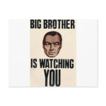 Big Brother Is Watching You Post Cards