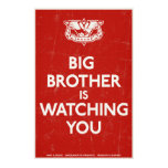 Big Brother Is Watching You Print